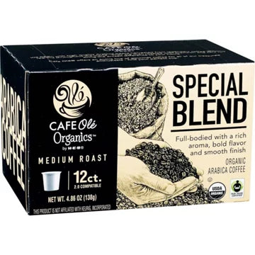 HEB Cafe Ole Organics Special Blend K-Cups 12 ct - 2 Boxes