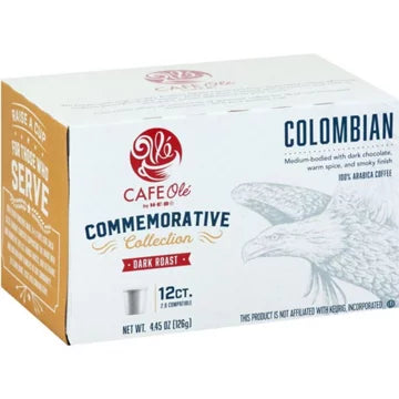 HEB Cafe Ole Commemorative Collection Colombian Dark Roast K-Cups 12 ct - 2 Boxes