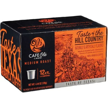 HEB Cafe Ole Taste of the Hill Country K-Cups 12 ct - 2 Boxes
