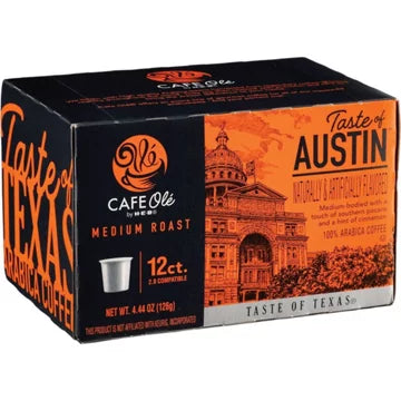 HEB Cafe Ole Taste of Austin K-Cups 12 ct - 2 Boxes