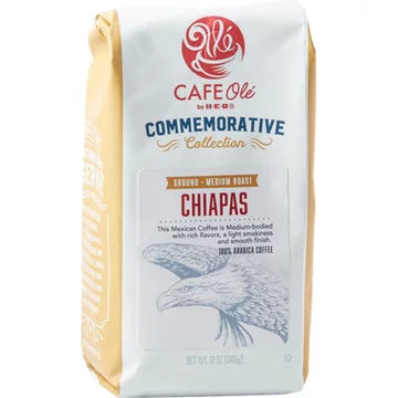 HEB Cafe Ole Commemorative Collection Chiapas Ground Coffee 12oz - 2 Bags