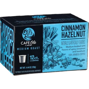 HEB Cafe Ole Cinnamon Hazelnut K-Cups 12 ct - 2 Boxes