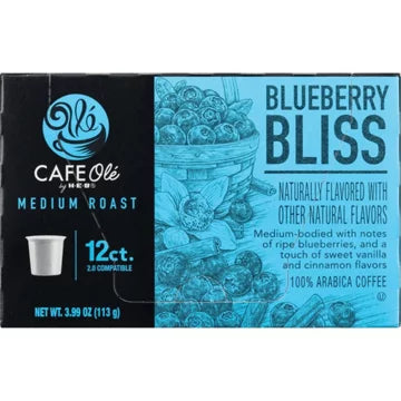 HEB Cafe Ole Blueberry Bliss K-Cups 12 ct - 2 Boxes