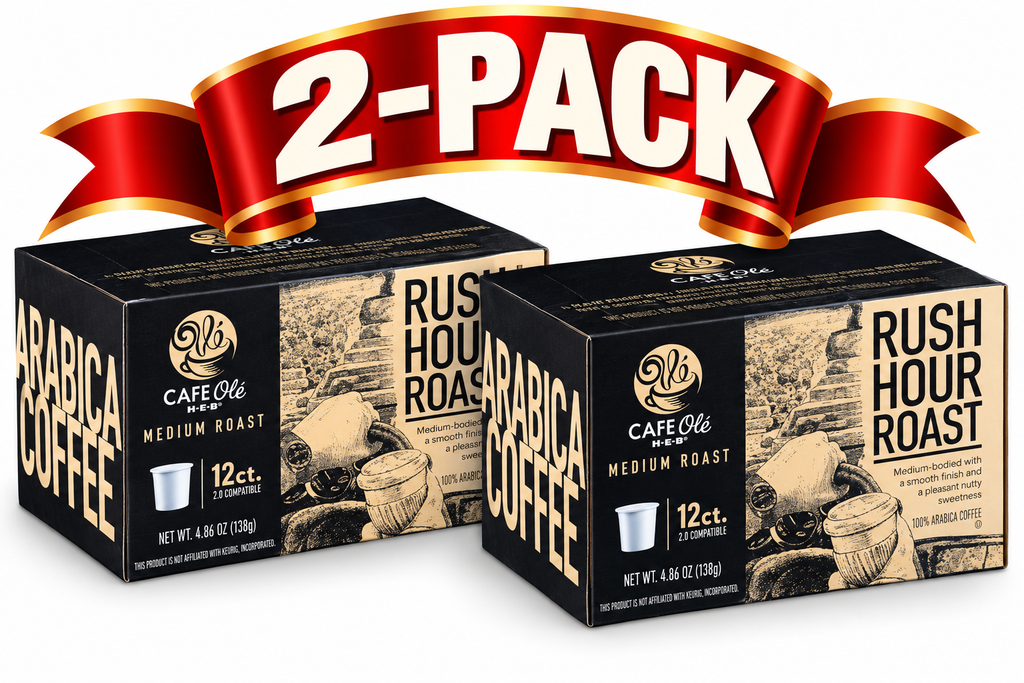 Café Olé Rush Hour Roast K-Cups 12 count 2-pack boxes