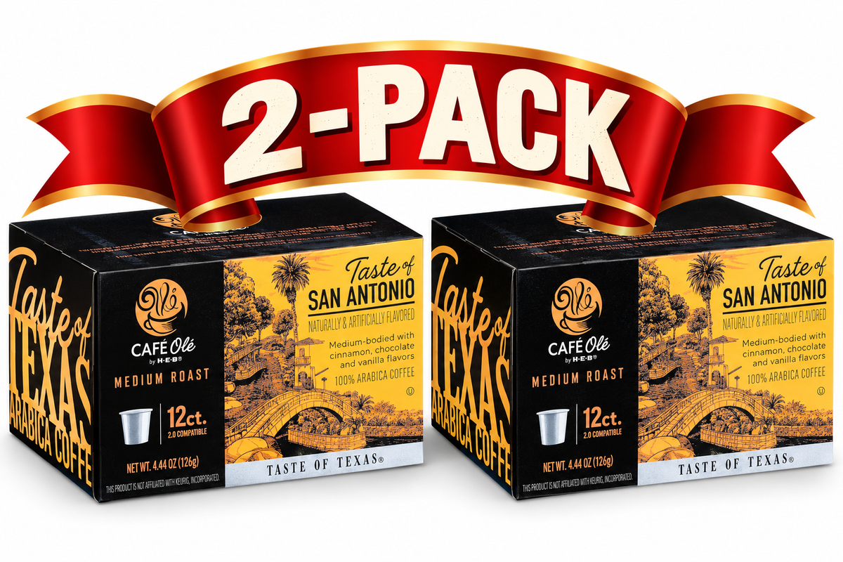 Café Olé Taste of San Antonio K-Cups 12 count 2-pack boxes