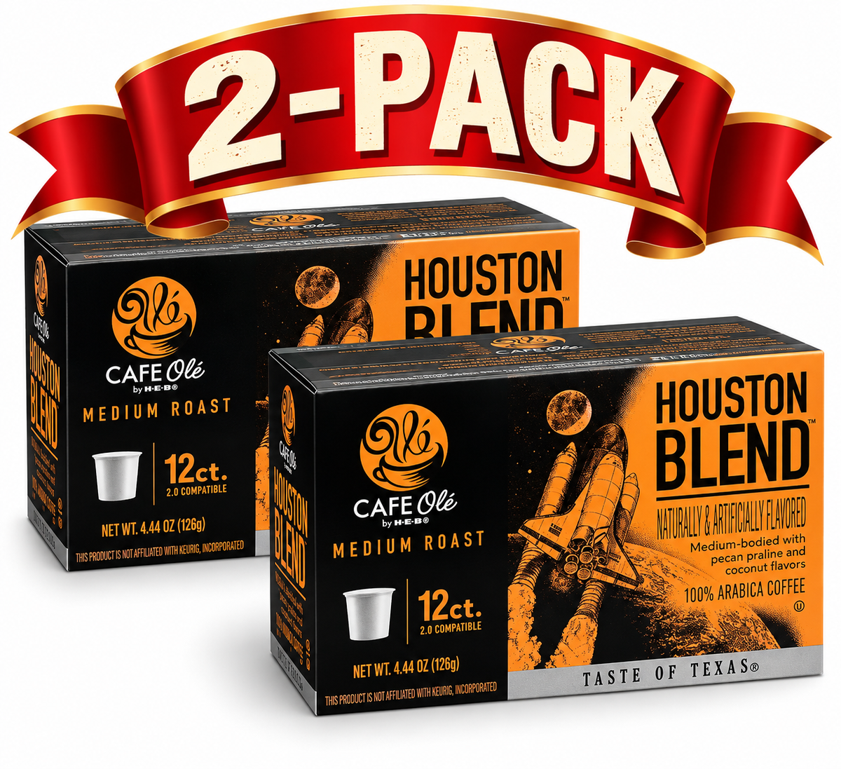 HEB Cafe Ole Houston Blend K-Cups 12 ct - 2 Boxes