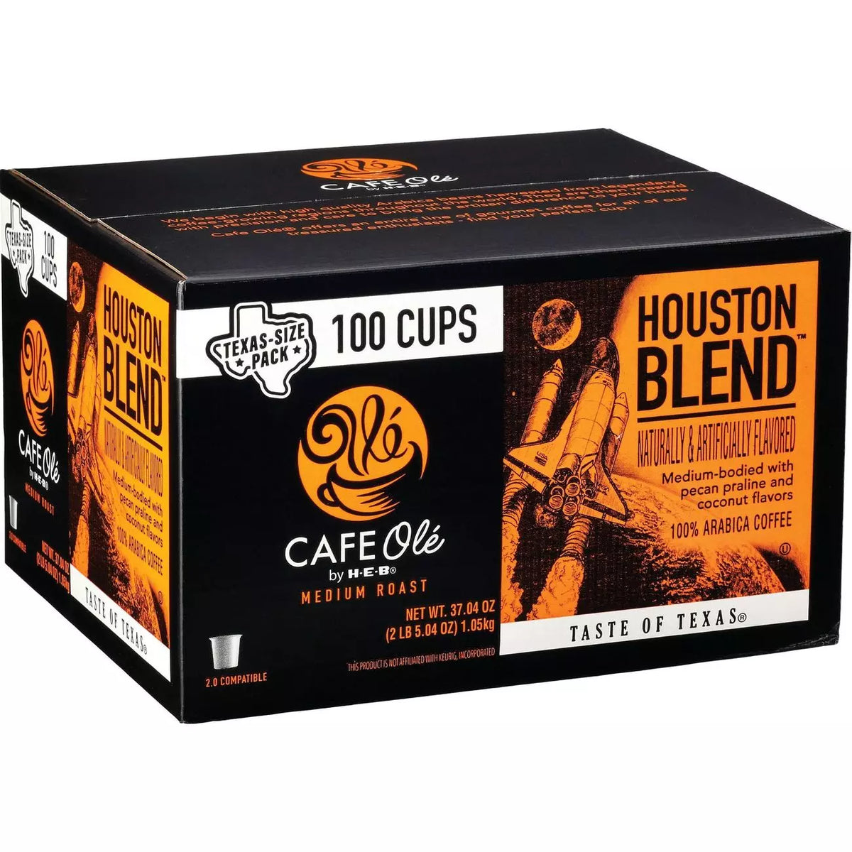 HEB Cafe Ole Houston Blend K-Cups 100 Count