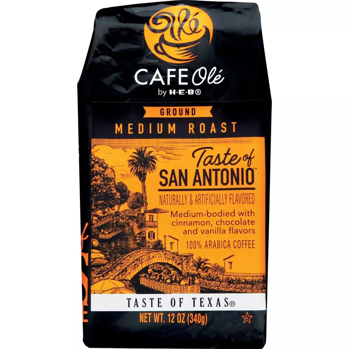 HEB Cafe Ole Taste of San Antonio ground Coffee 12oz - 2 Bags
