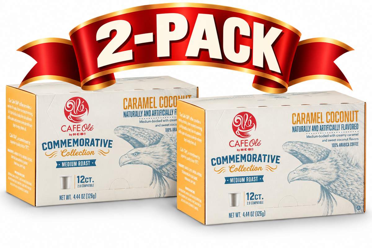 Café Olé Coconut Caramel K-Cups 12 count 2-pack boxes