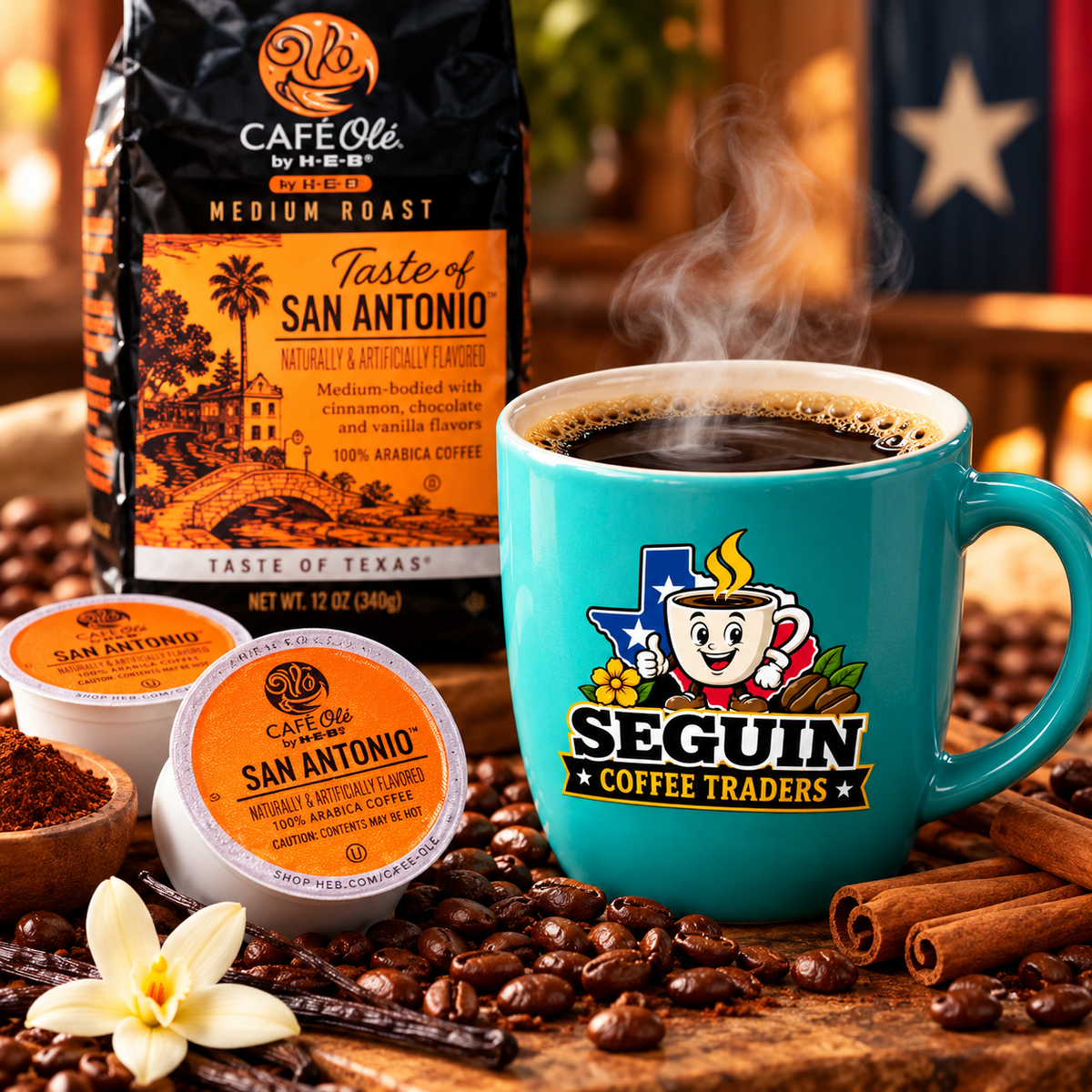 Café Olé Taste of San Antonio K-Cups 100 count box