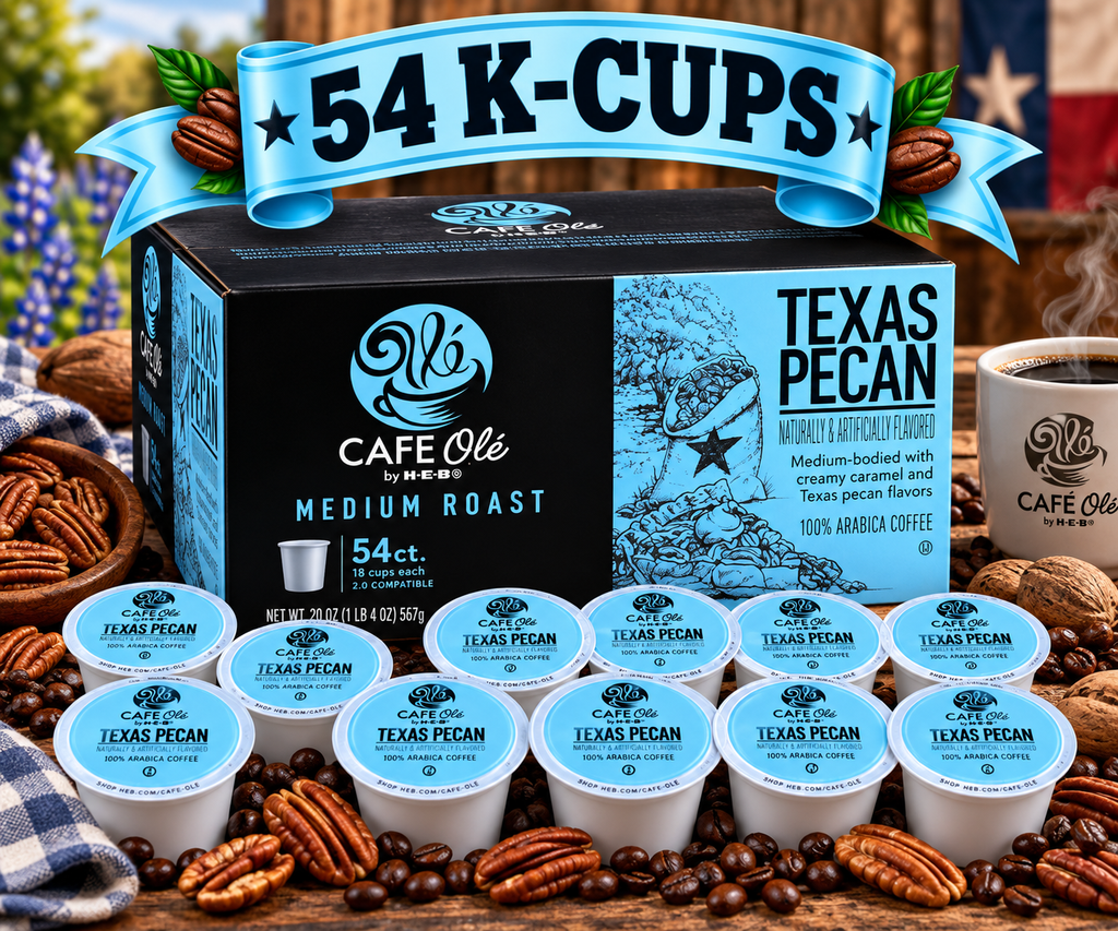Café Olé Texas Pecan K-Cups 54 count box