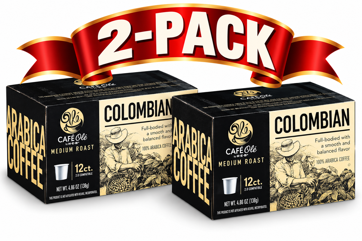 Café Olé Colombian K-Cups 12 count 2-pack boxes