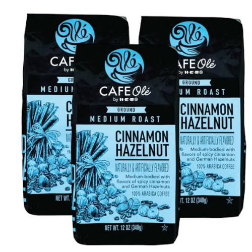 Cafe Ole by H-E-B Cinnamon Hazelnut Medium Roast Ground Coffee 12 oz